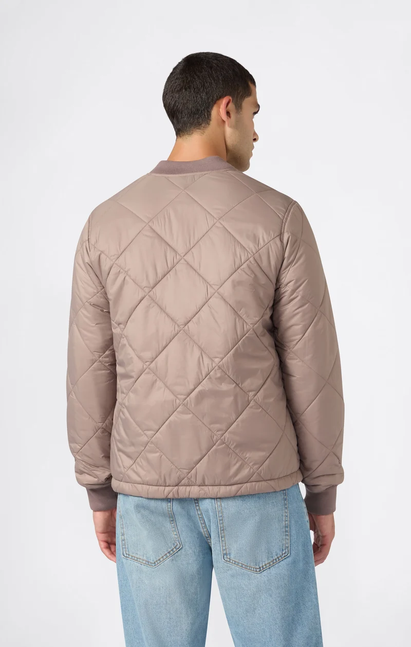 Men's Quilted Bomber Jacket