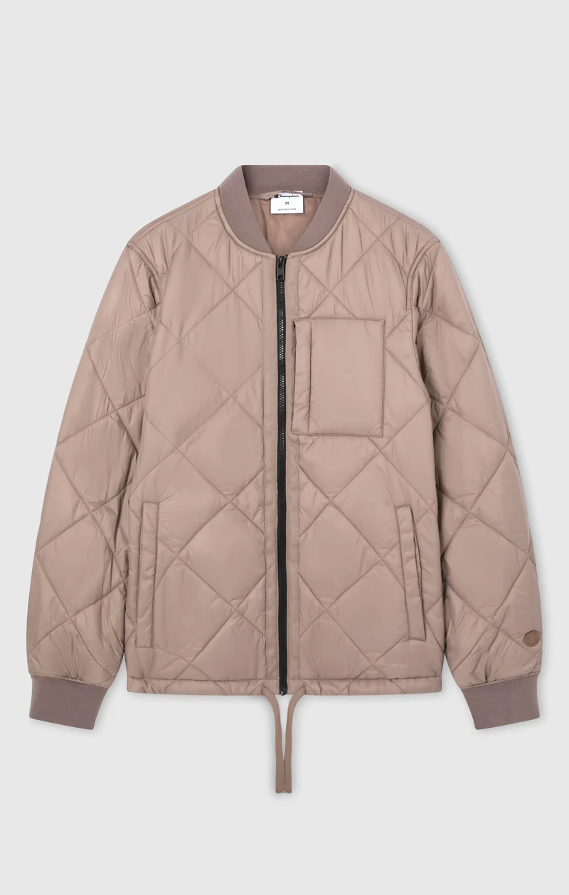 Men's Quilted Bomber Jacket