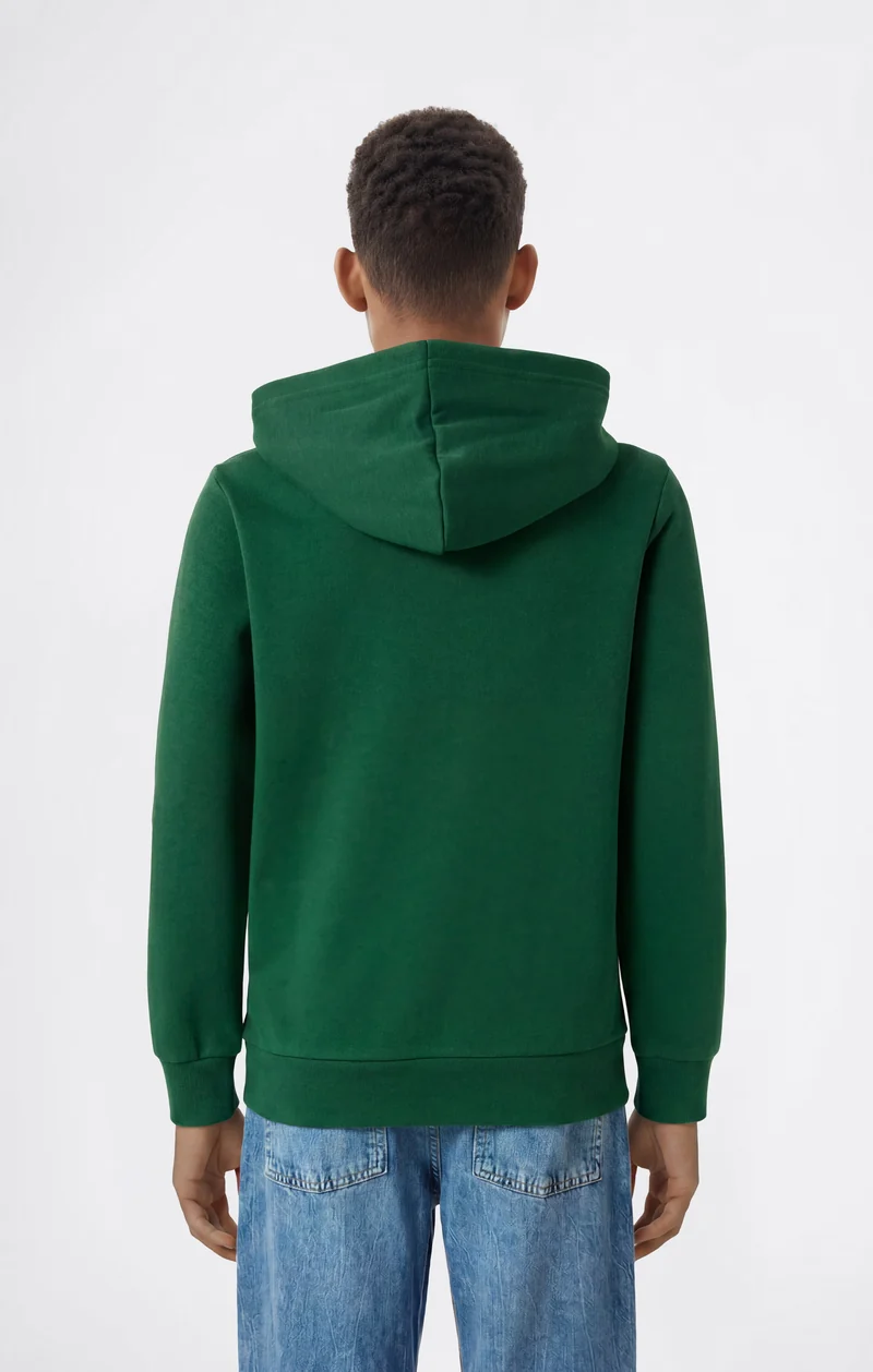 Boys' Fleece Hoodie Sweatshirt Script Logo