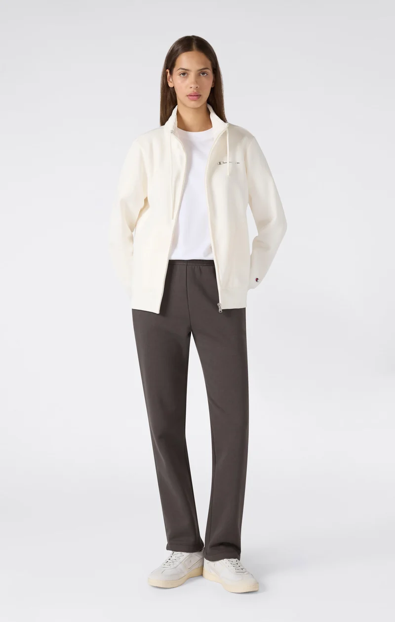 Women's Full-Zip Tracksuit with High Neck and Brushed Inside