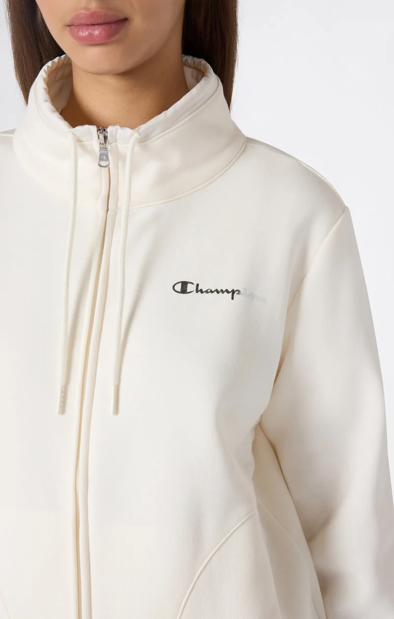 Women's Full-Zip Tracksuit with High Neck and Brushed Inside