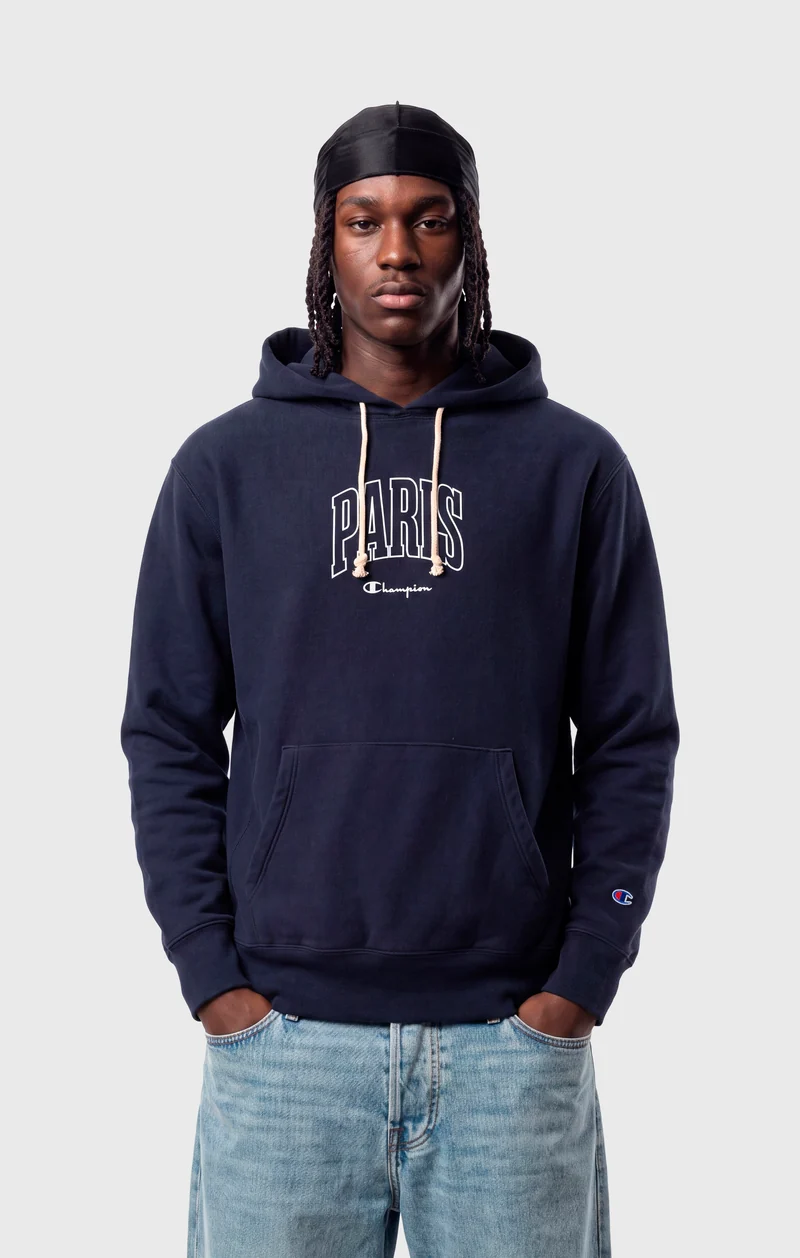 Men's Lightweight Reverse Weave "Paris" Hooded Sweatshirt