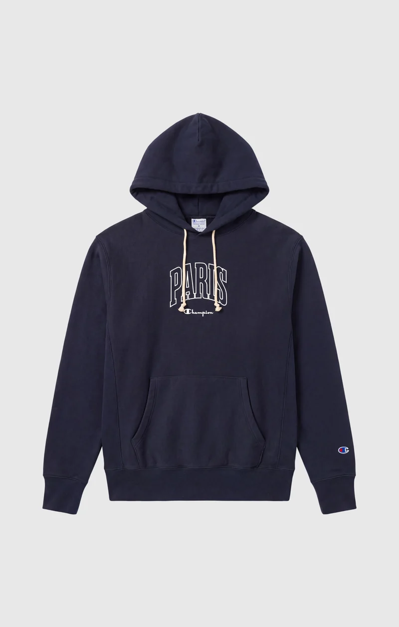 Men's Lightweight Reverse Weave "Paris" Hooded Sweatshirt