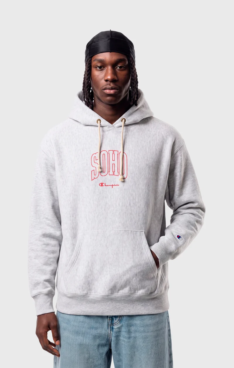 Men's Lightweight Reverse Weave "Soho" Hooded Sweatshirt