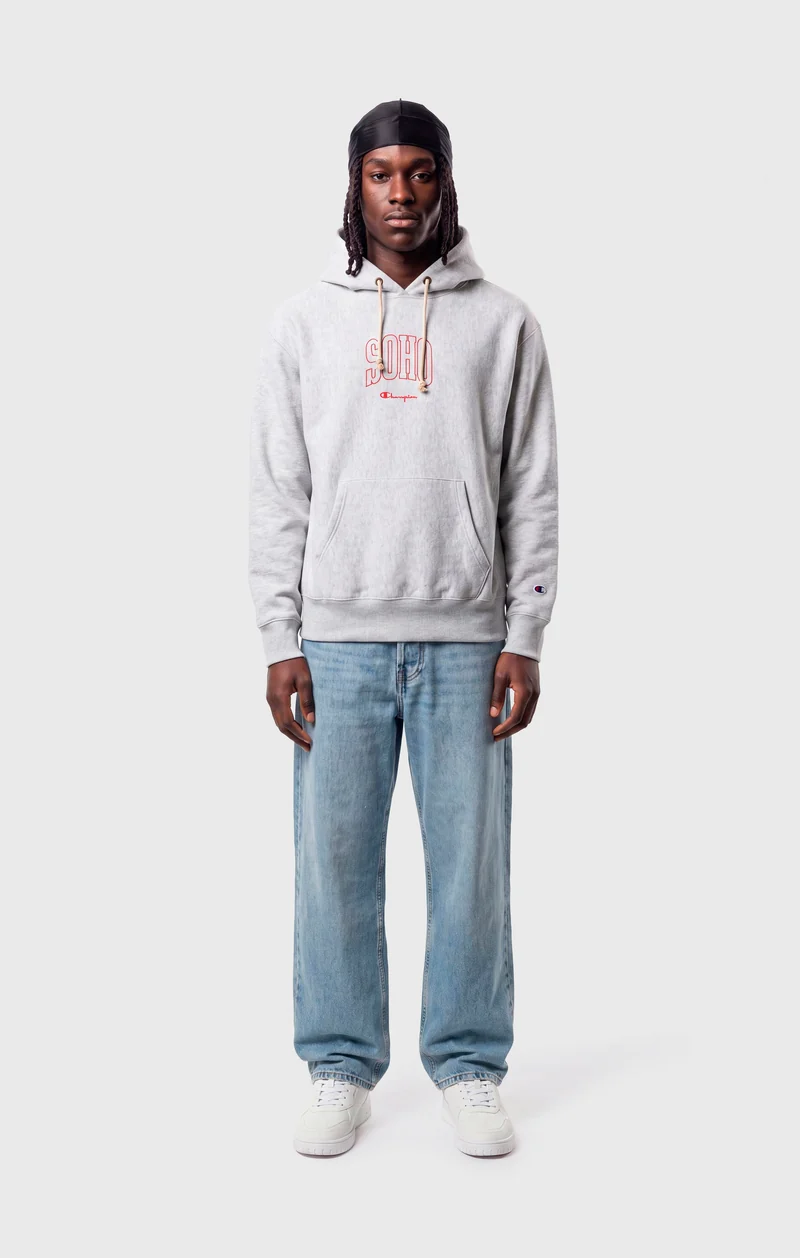 Men's Lightweight Reverse Weave "Soho" Hooded Sweatshirt