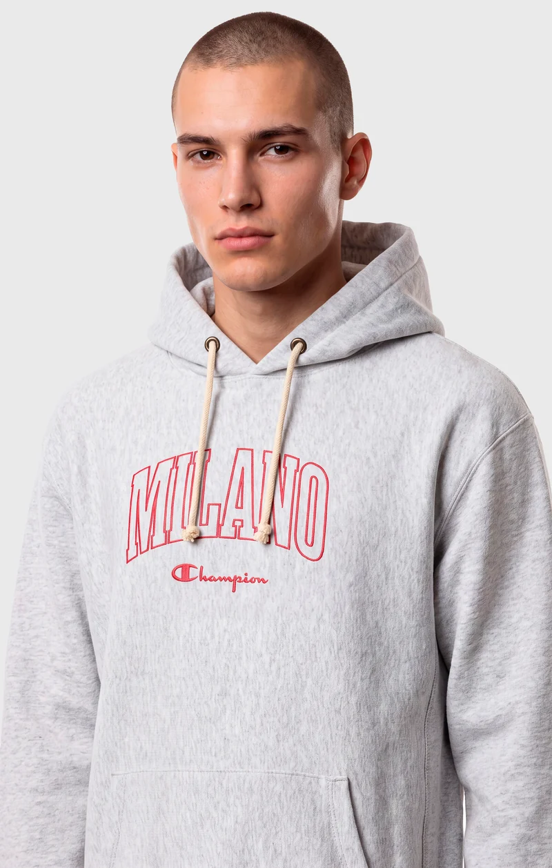 Men's Lightweight Reverse Weave "Milano" Hooded Sweatshirt