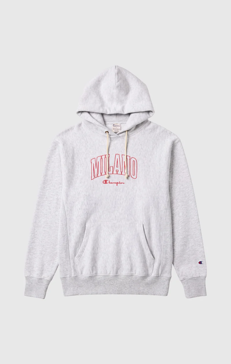 Men's Lightweight Reverse Weave "Milano" Hooded Sweatshirt