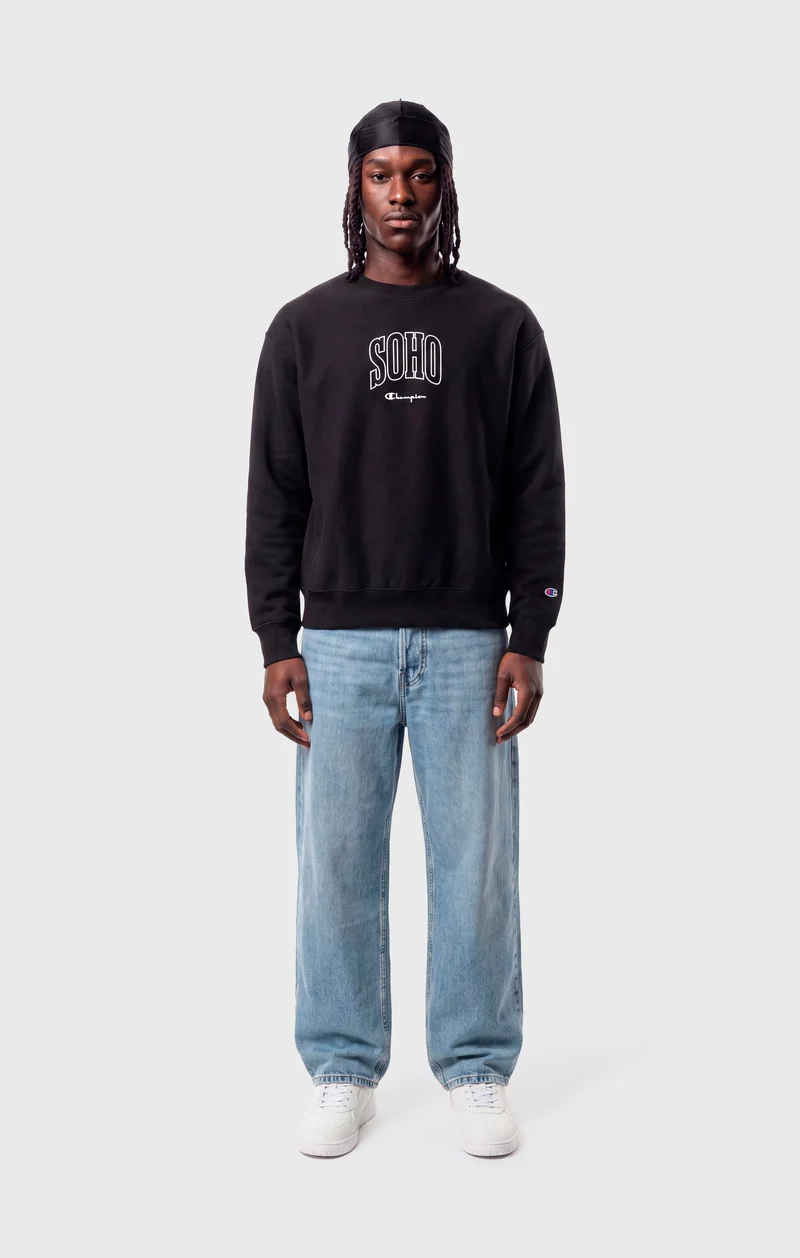 Men's Lightweight Reverse Weave "Soho" Crewneck Sweatshirt