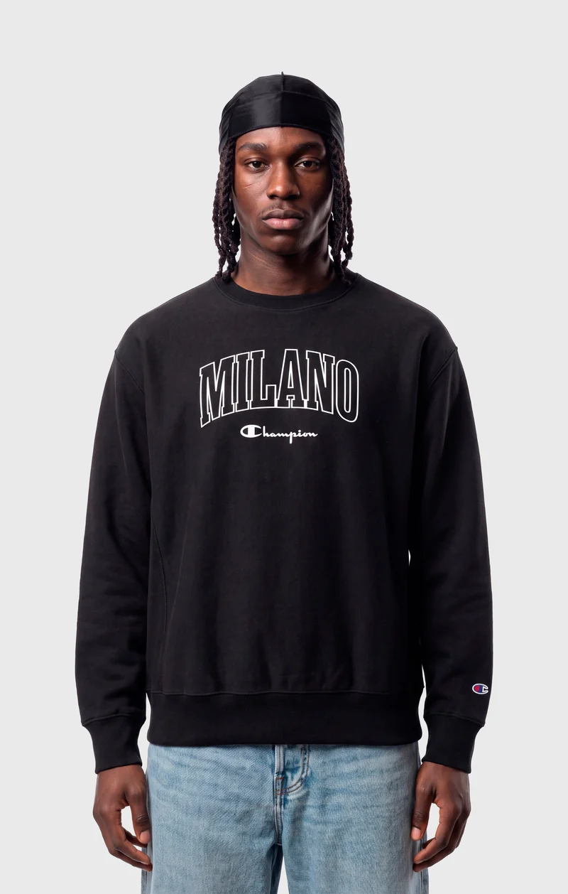 Men's Lightweight Reverse Weave "Milano" Crewneck Sweatshirt