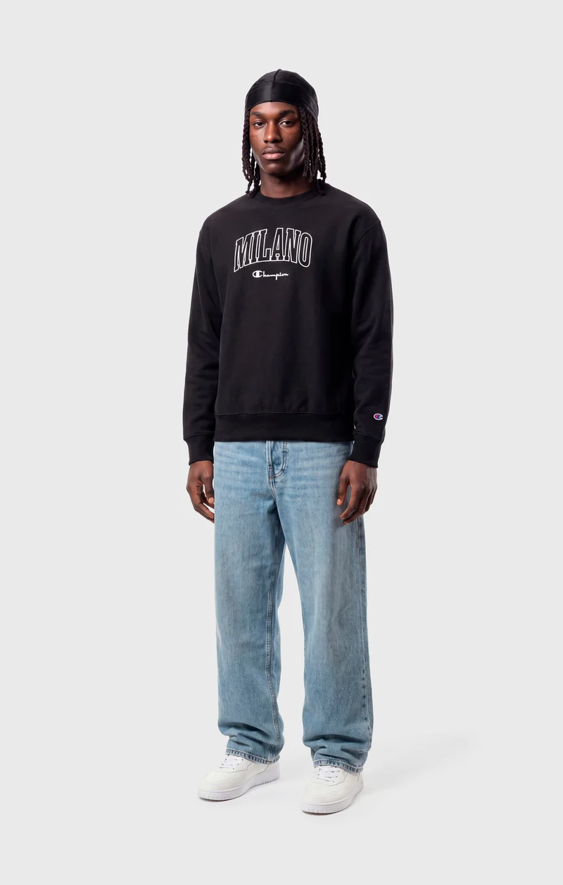 Men's Lightweight Reverse Weave "Milano" Crewneck Sweatshirt
