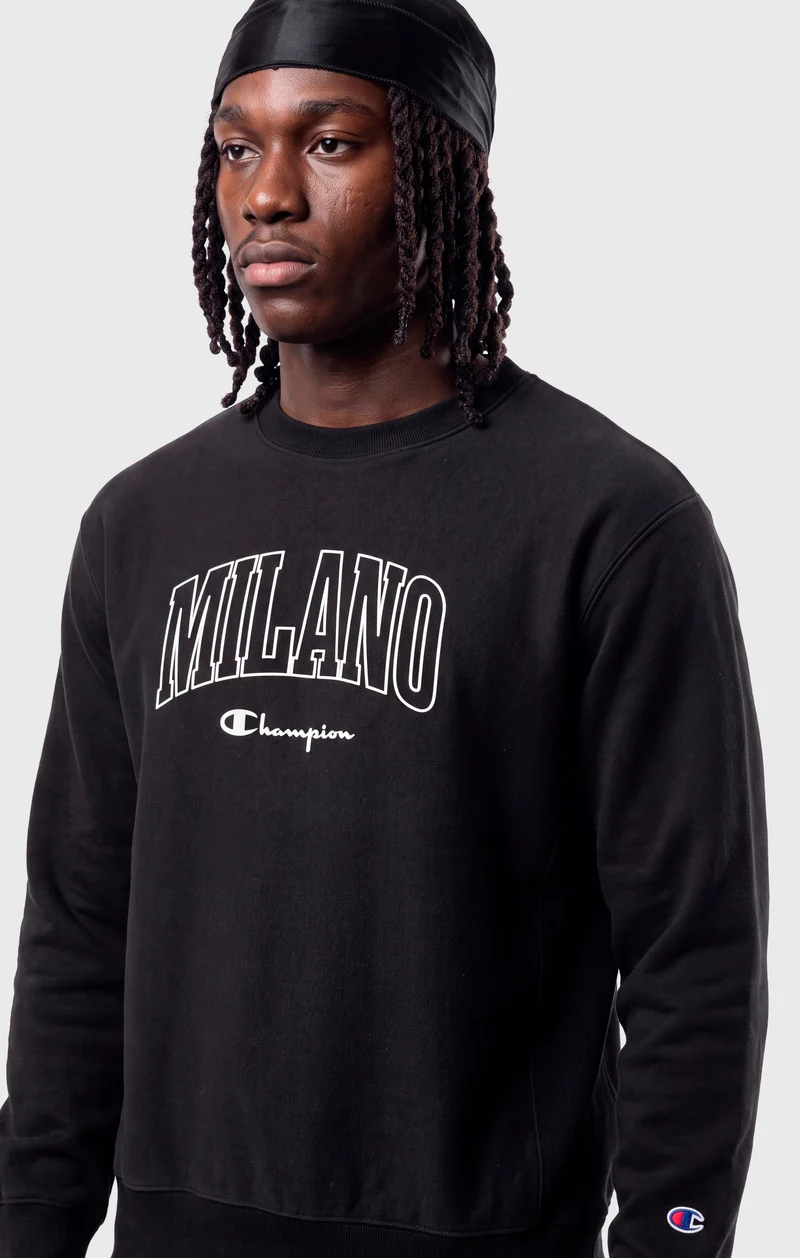 Men's Lightweight Reverse Weave "Milano" Crewneck Sweatshirt