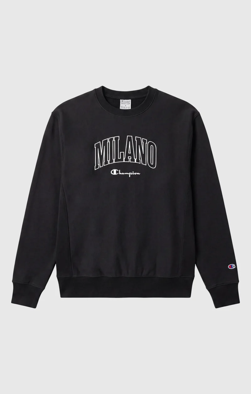 Men's Lightweight Reverse Weave "Milano" Crewneck Sweatshirt