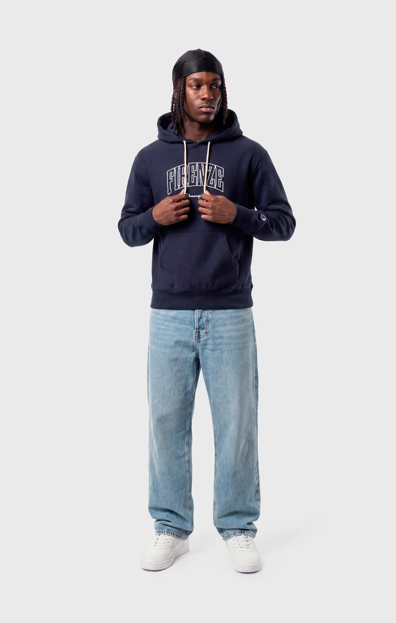 Men's Lightweight Reverse Weave "Firenze" Hooded Sweatshirt