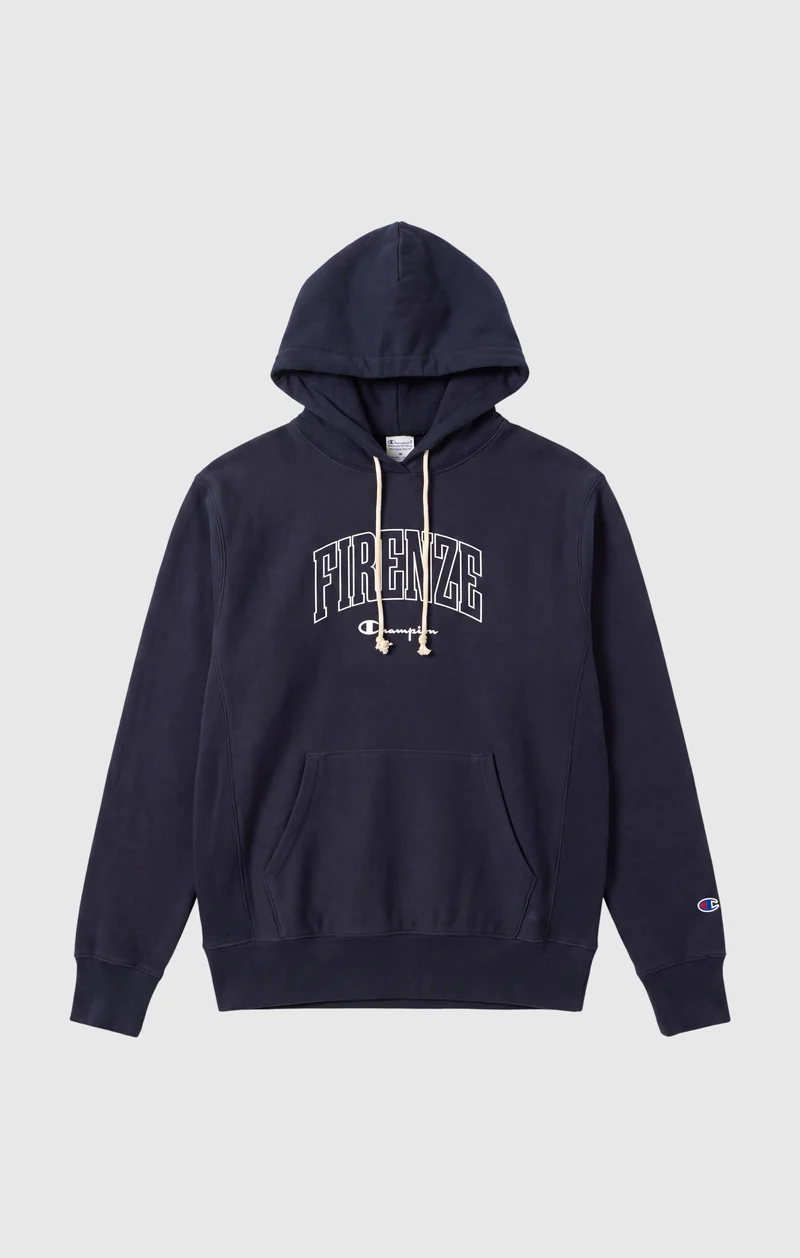 Men's Lightweight Reverse Weave "Firenze" Hooded Sweatshirt