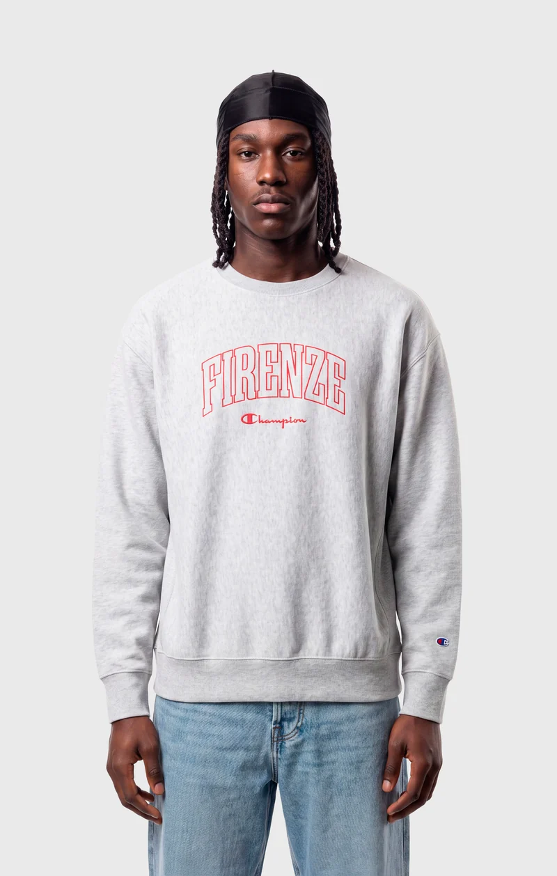 Men's Lightweight Reverse Weave "Firenze" Crewneck Sweatshirt