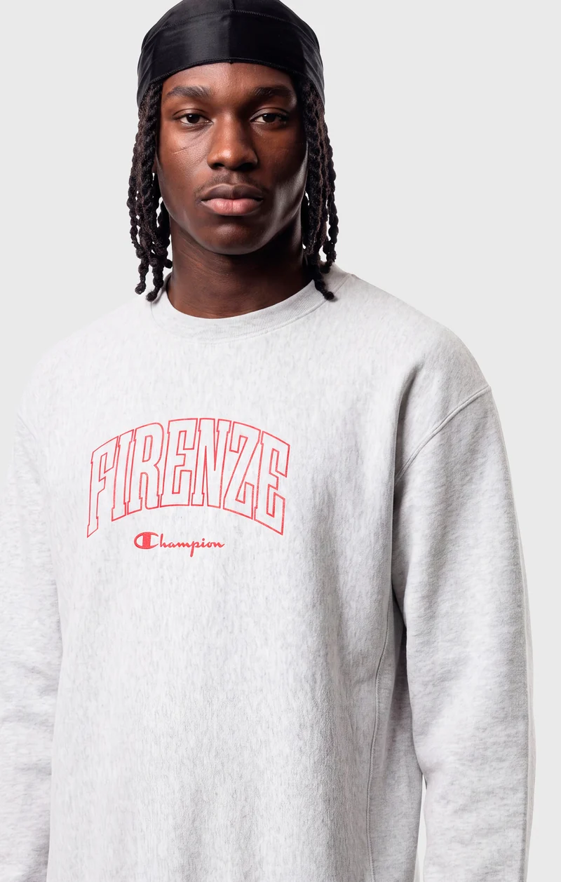 Men's Lightweight Reverse Weave "Firenze" Crewneck Sweatshirt