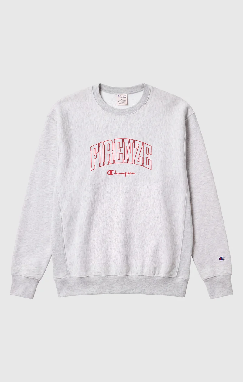 Men's Lightweight Reverse Weave "Firenze" Crewneck Sweatshirt