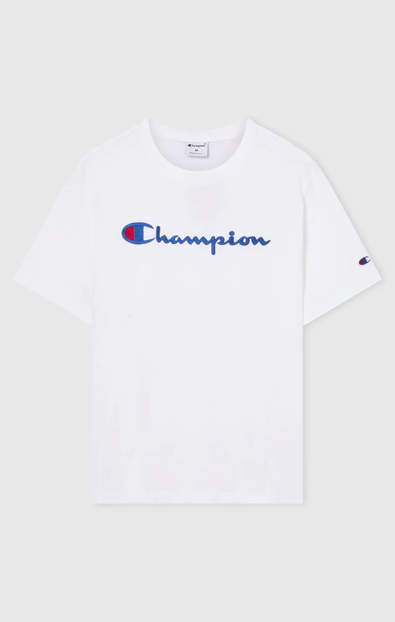 Men’s Cotton T-Shirt with Champion Logo