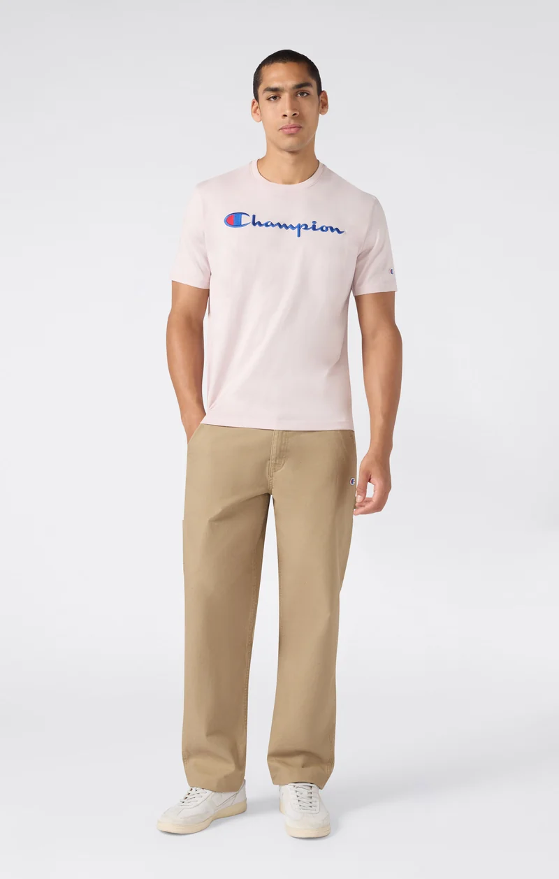Men’s Cotton T-Shirt with Champion Logo