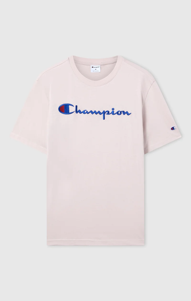 Men’s Cotton T-Shirt with Champion Logo