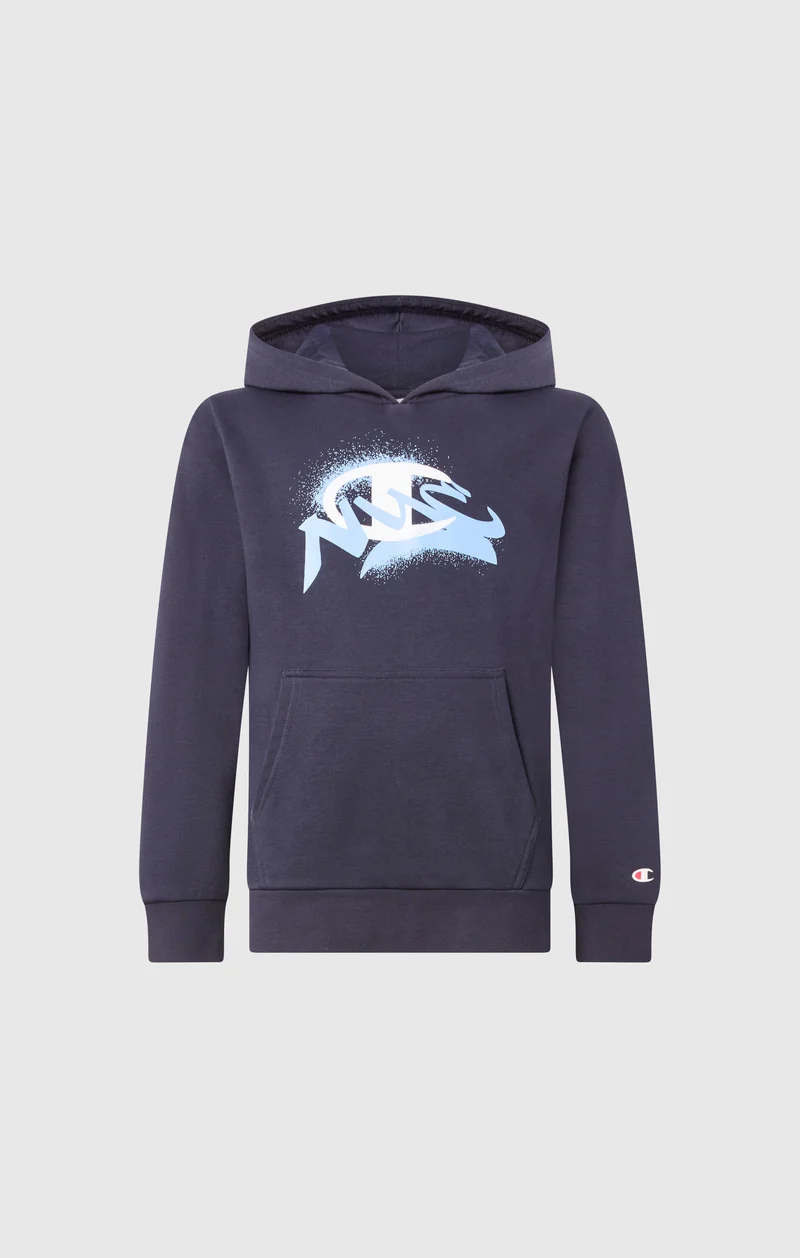 Boys’ Hooded Sweatshirt with Graphic and Brushed Interior