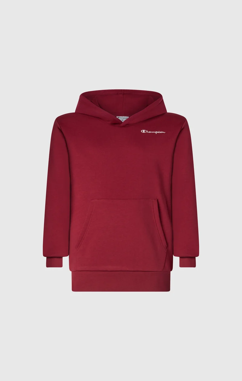 Boys’ Fleece Hoodie with Small Embroidered Logo Icons