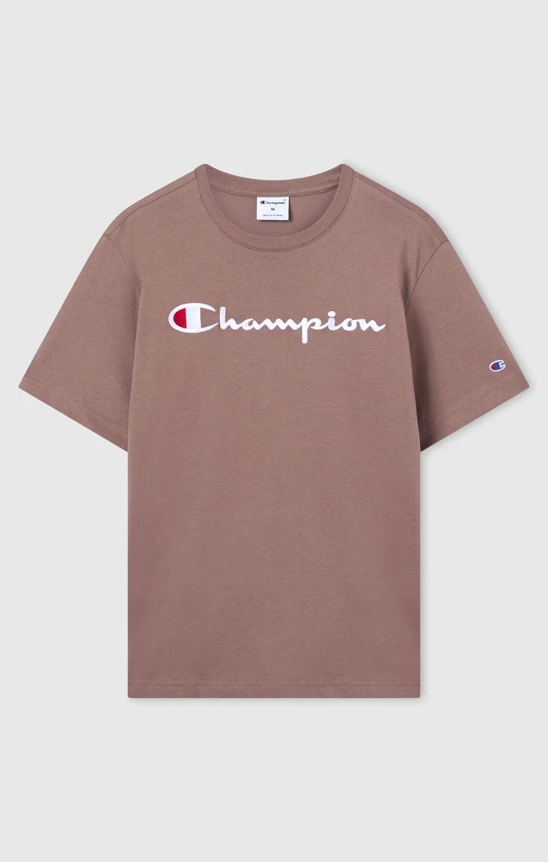 Men’s Cotton T-Shirt with Champion Logo