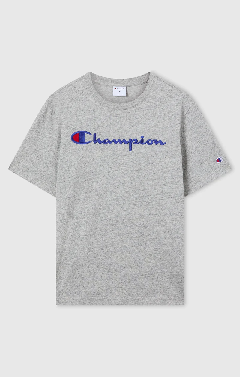 Men’s Cotton T-Shirt with Champion Logo