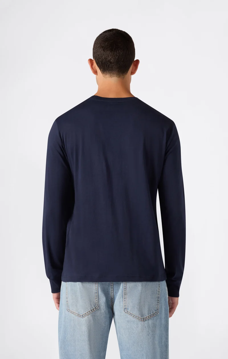 Men’s Cotton Long Sleeve T-Shirt with C Logo