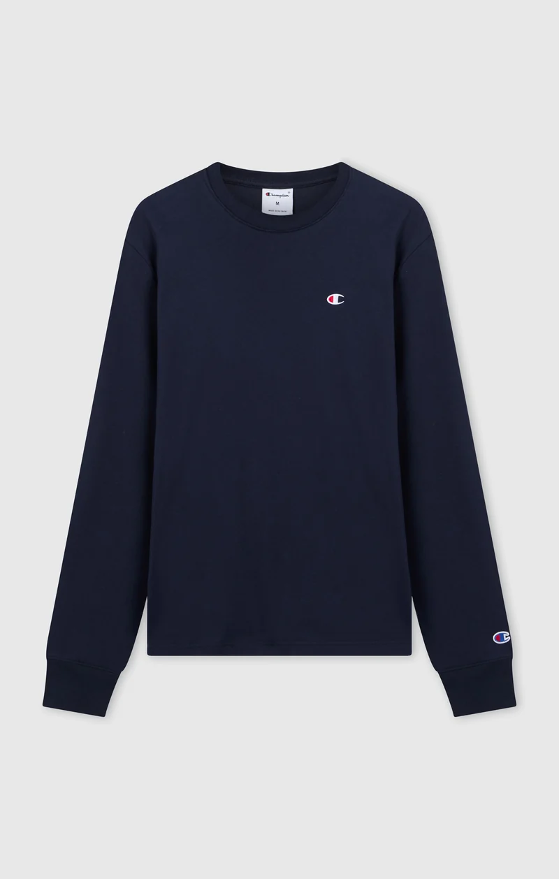 Men’s Cotton Long Sleeve T-Shirt with C Logo
