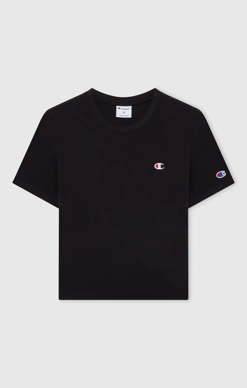 Women’s Stretch Jersey Crop T-Shirt with C Logo