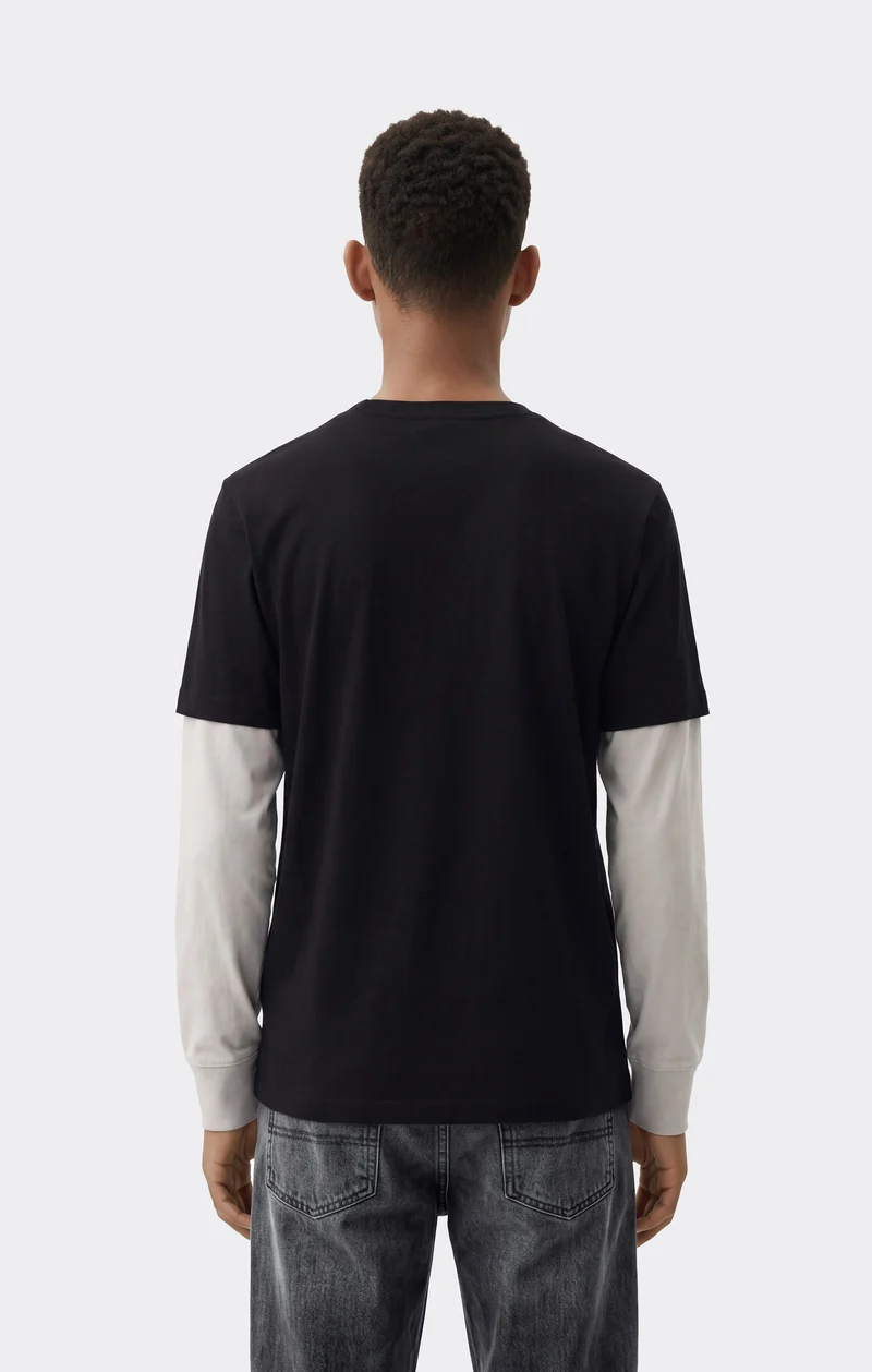 Boys' Long Sleeve T-Shirt Script Logo