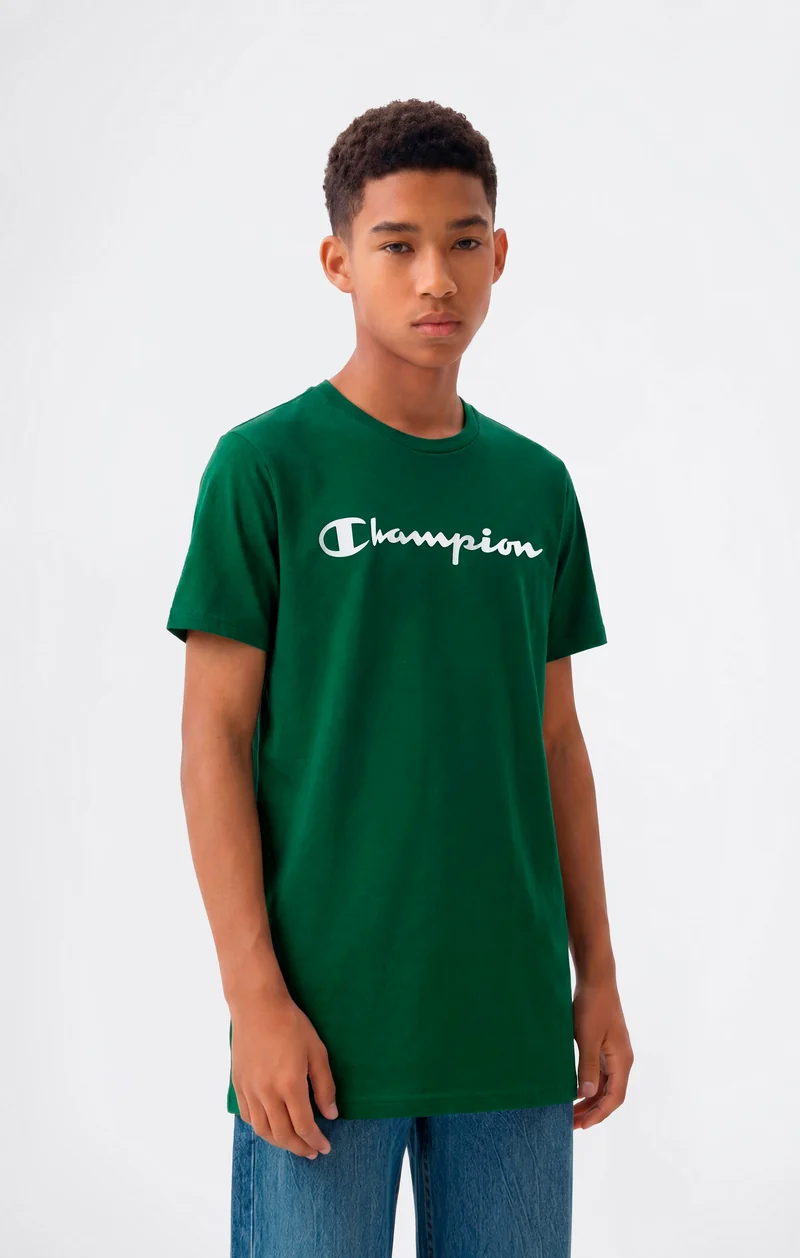 Boys' Script Logo T-Shirt