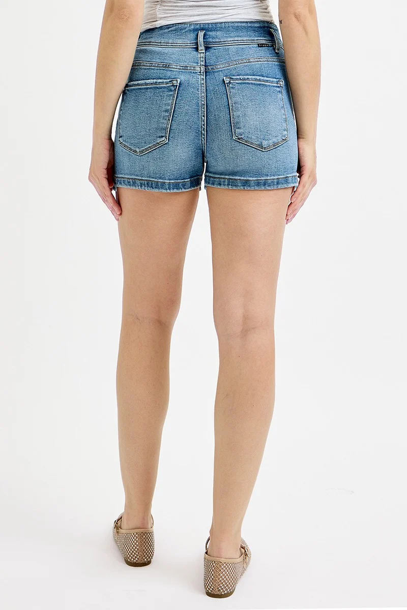 Risen Bow Detailed Denim Shorts