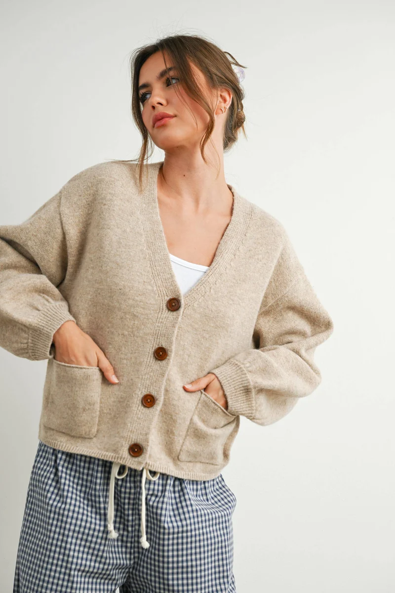 V-Neck Cardigan