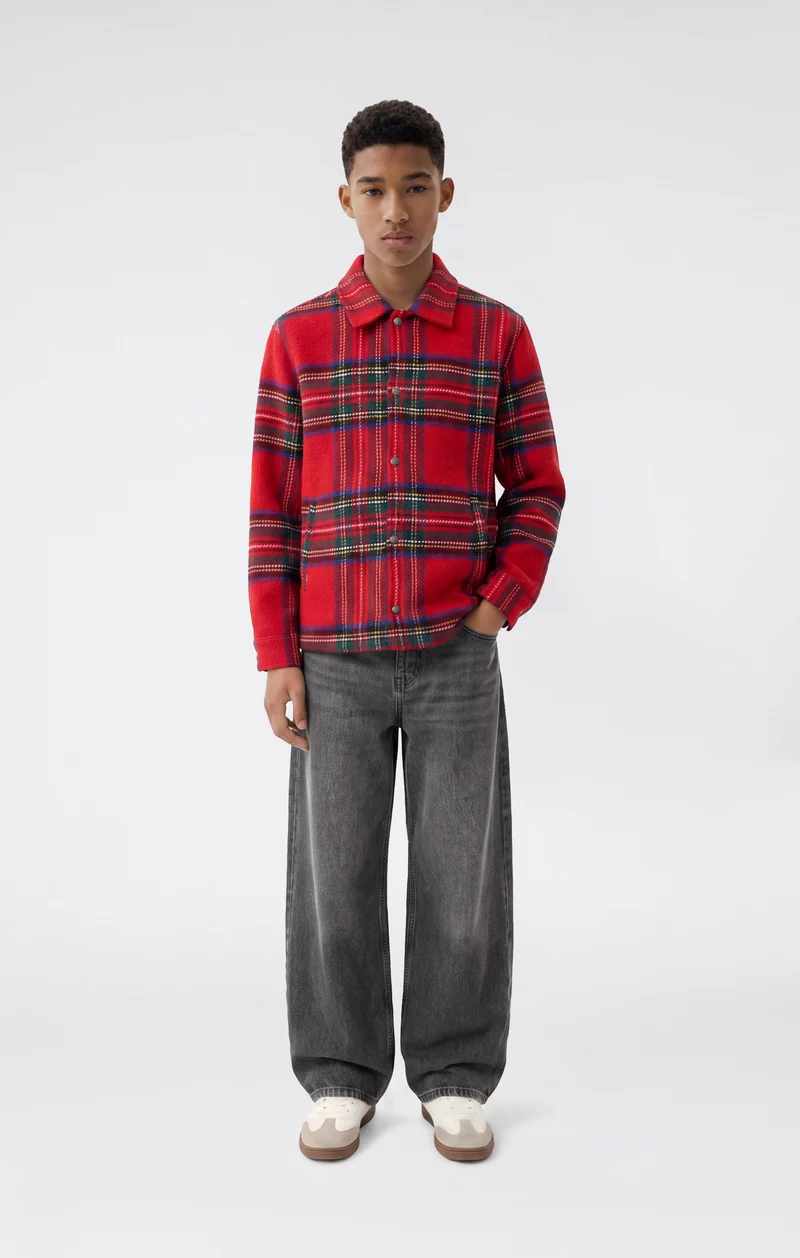 Boys’ Check Coach Jacket Academy