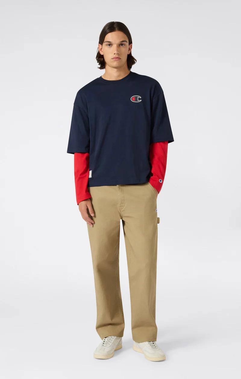 Men’s 2-in-1 Long Sleeve T-Shirt Academy