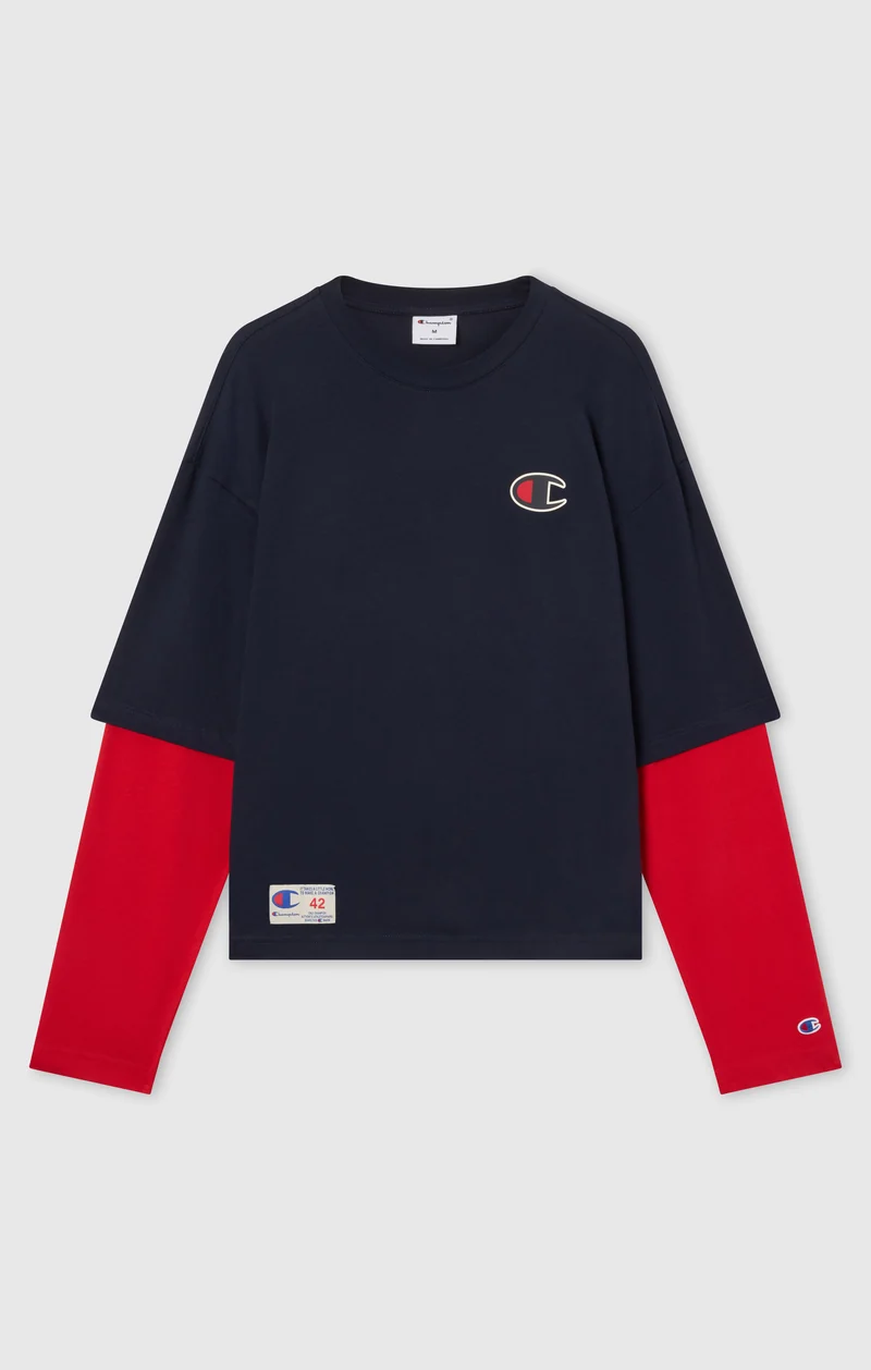 Men’s 2-in-1 Long Sleeve T-Shirt Academy