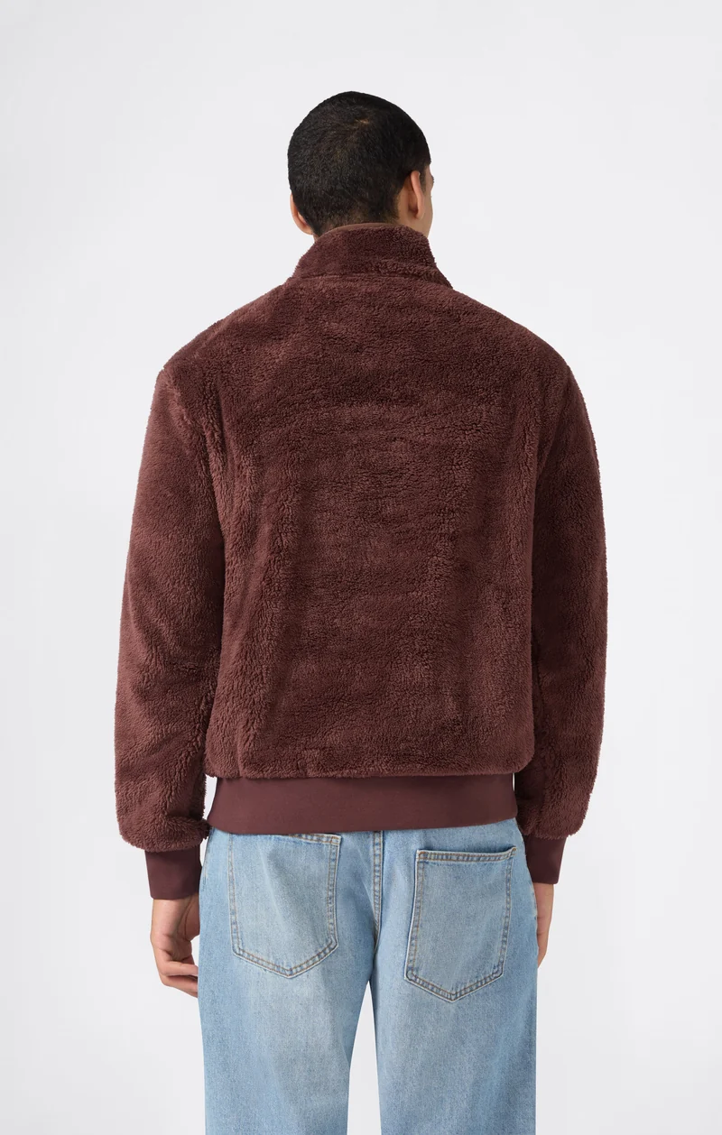 Men’s Half Zip Polar Teddy Top