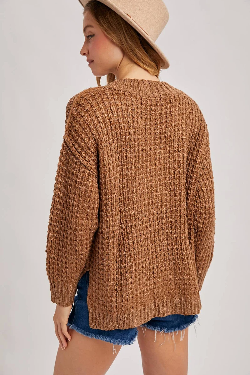Thermal Henley Sweater
