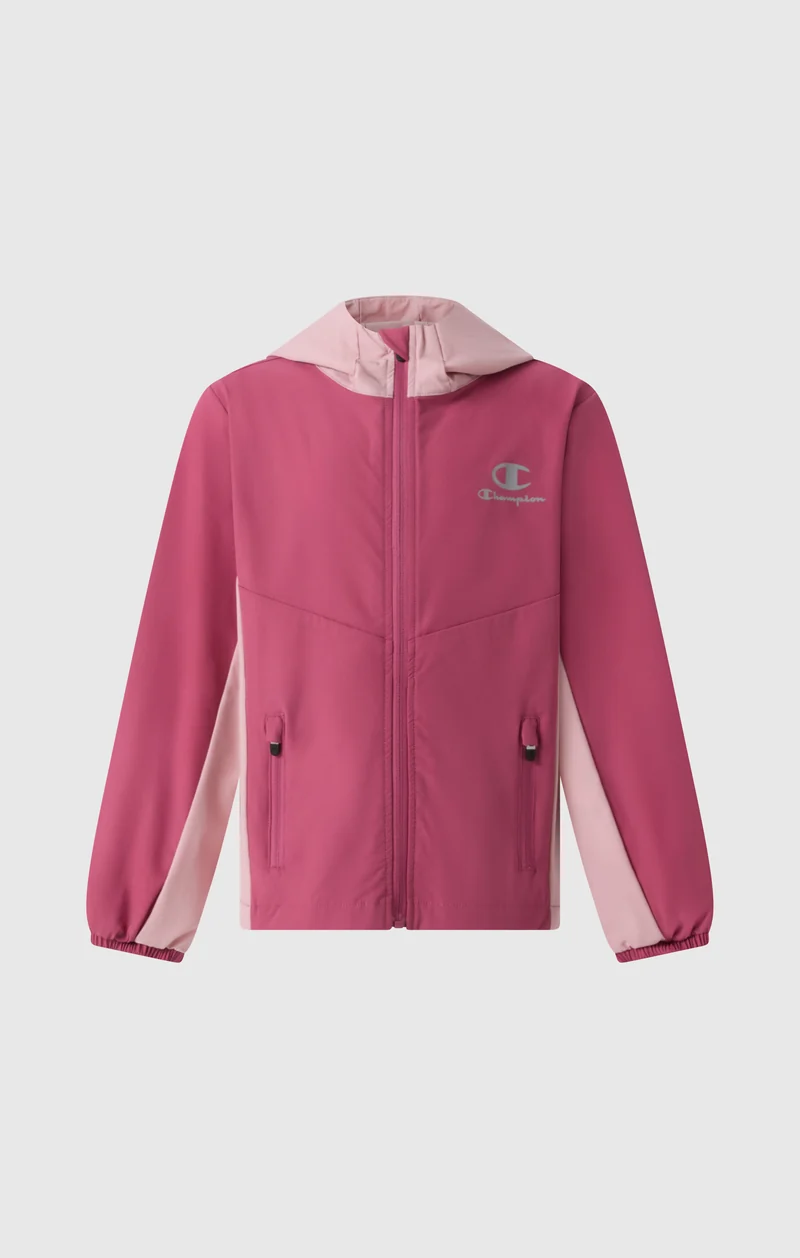 Junior Stretch Nylon Hooded Jacket