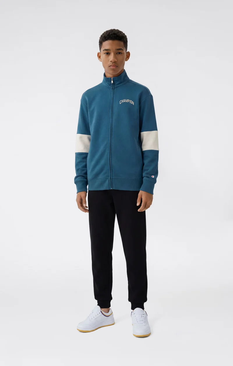 Boys' Full-Zip Tracksuit with Brushed Inside