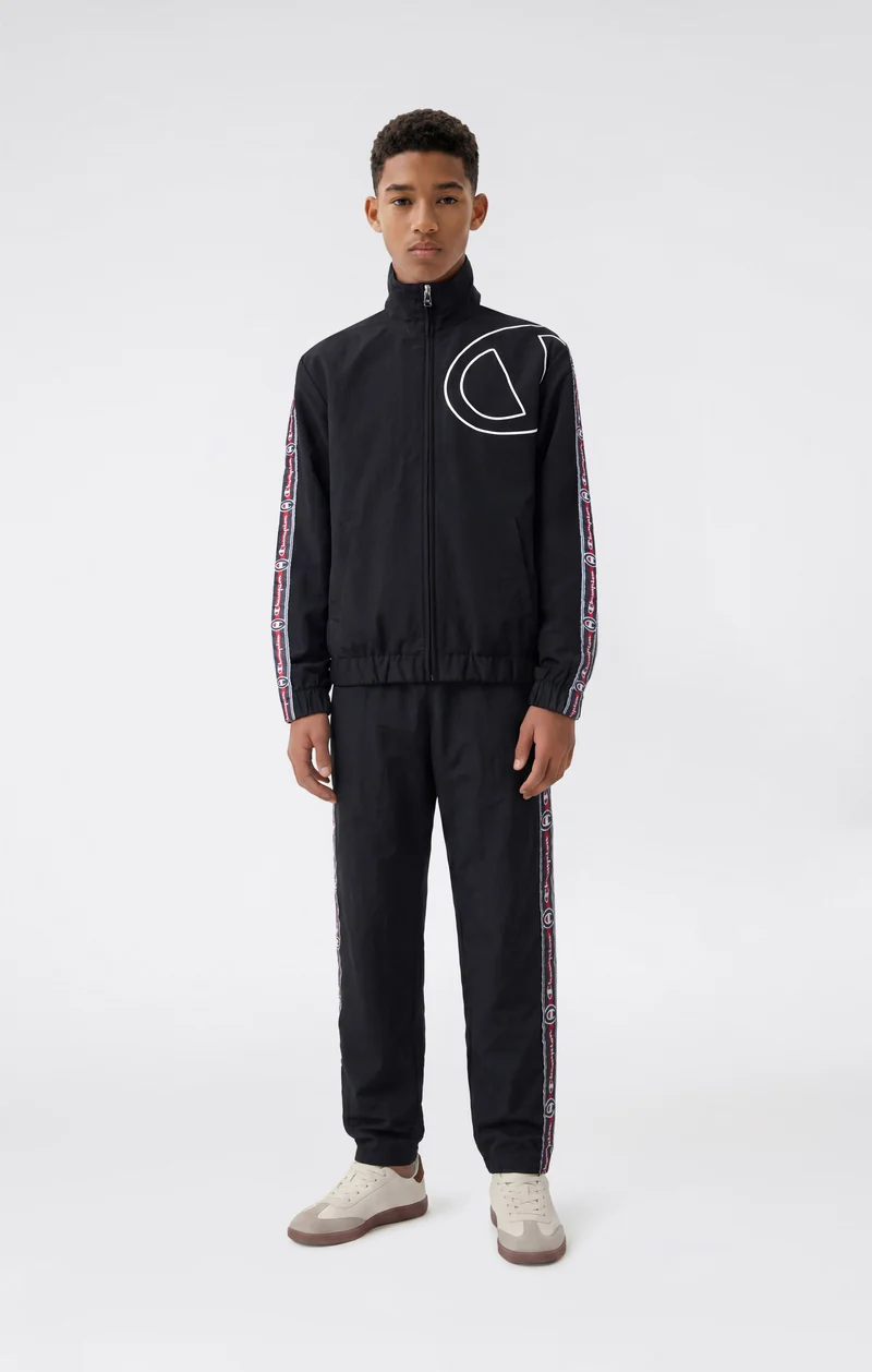 Boys’ Full-Zip Nylon Jacket with Tape