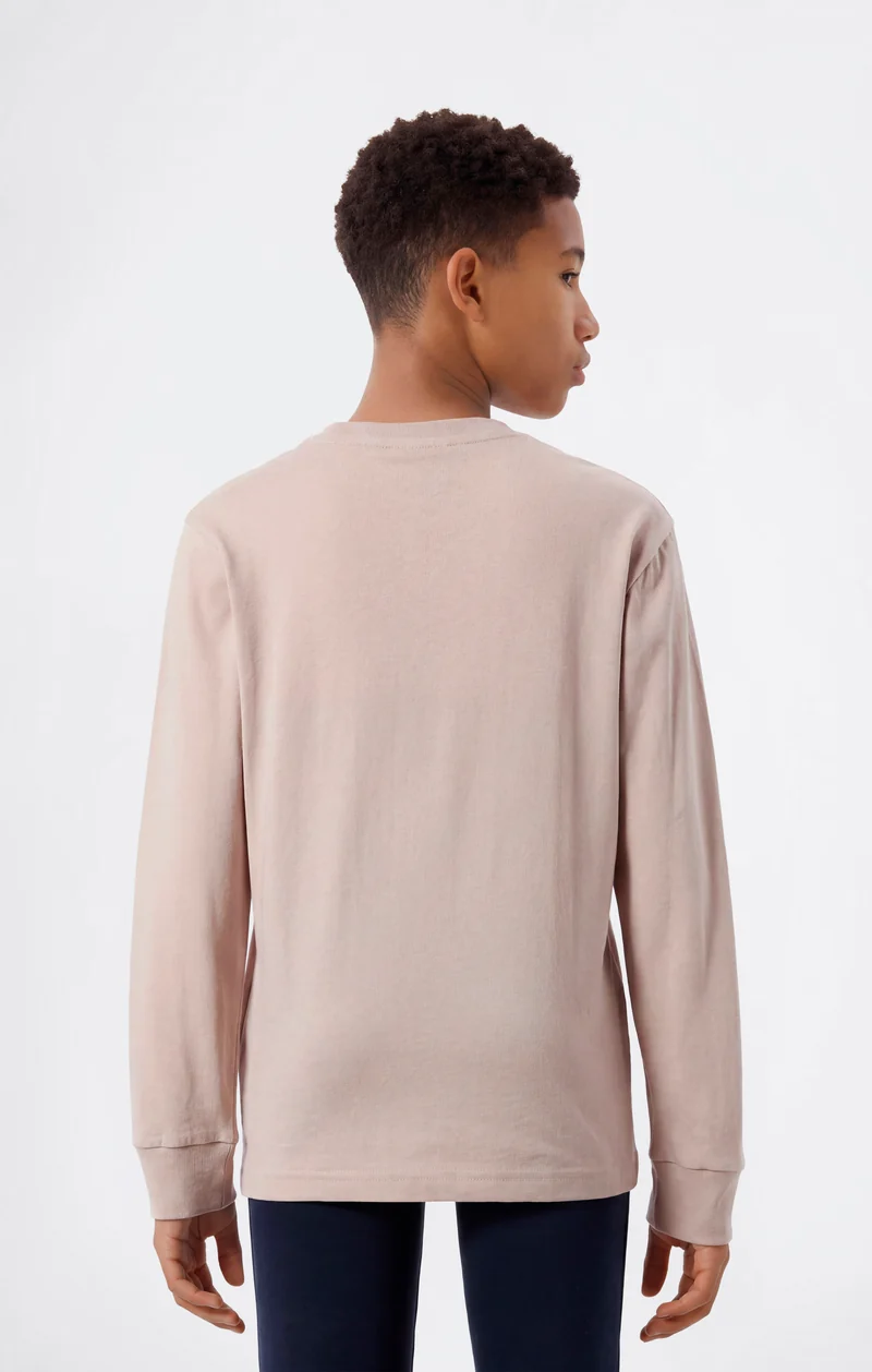 Boys' Long Sleeve T-Shirt Script Logo