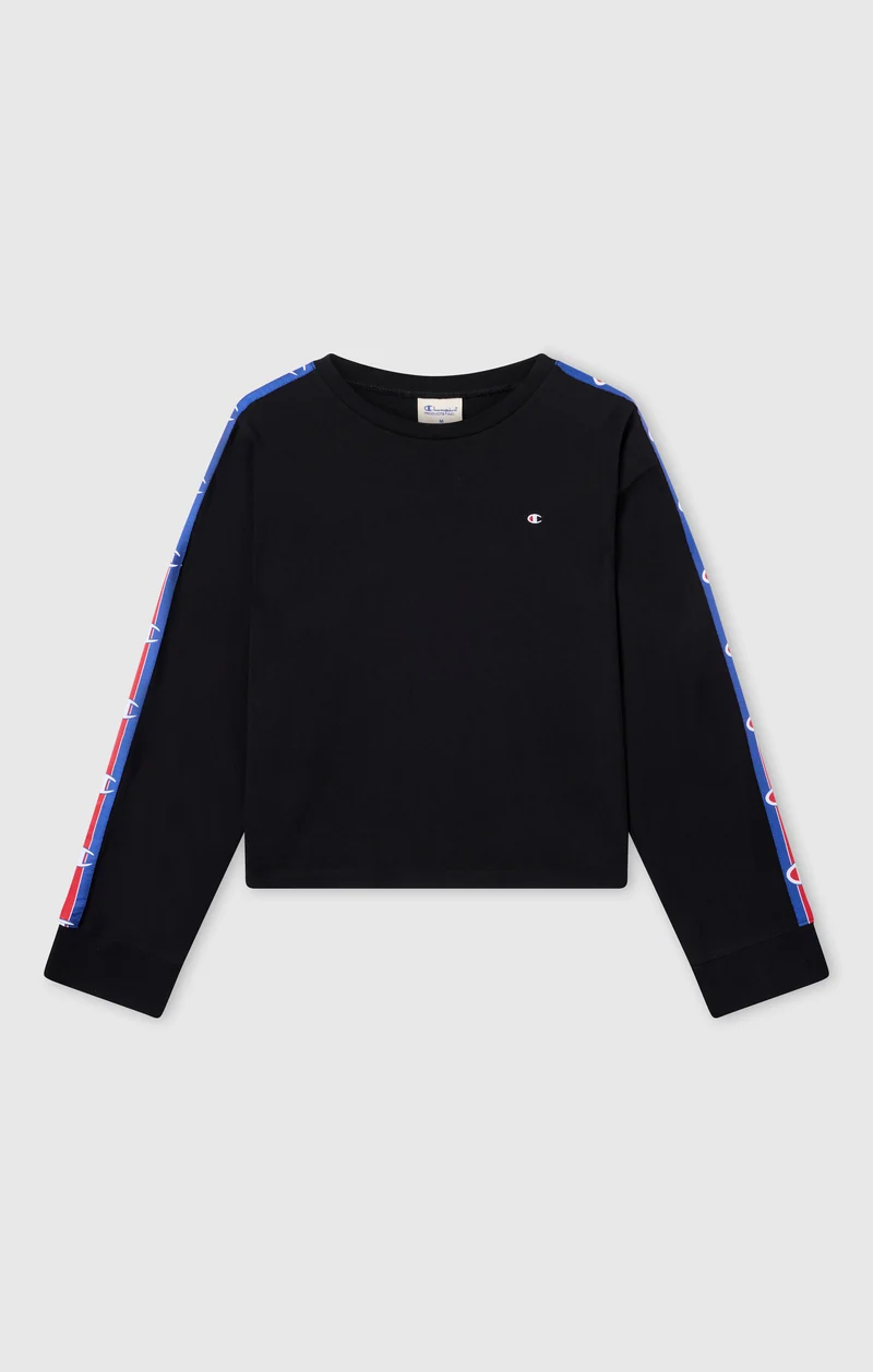 Women’s Heavyweight Long Sleeve T-Shirt with Logo Tape