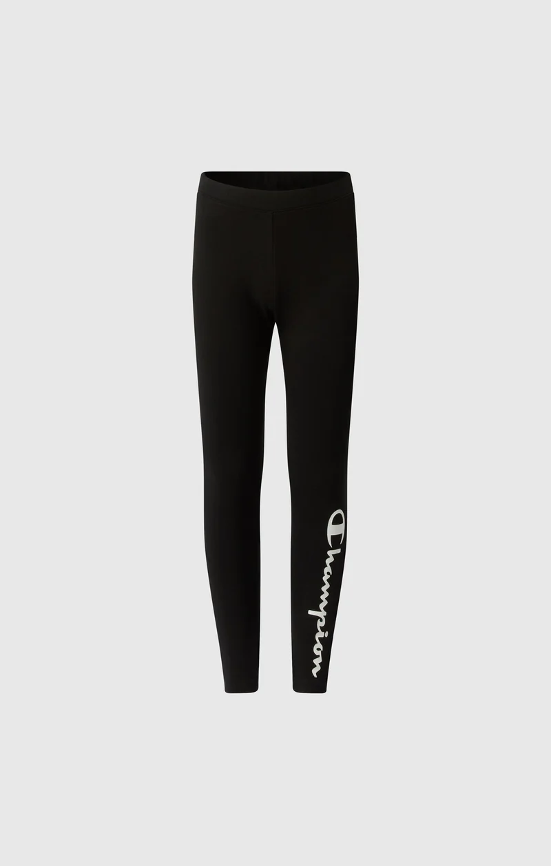 Girls' Fleece Leggings Script Logo