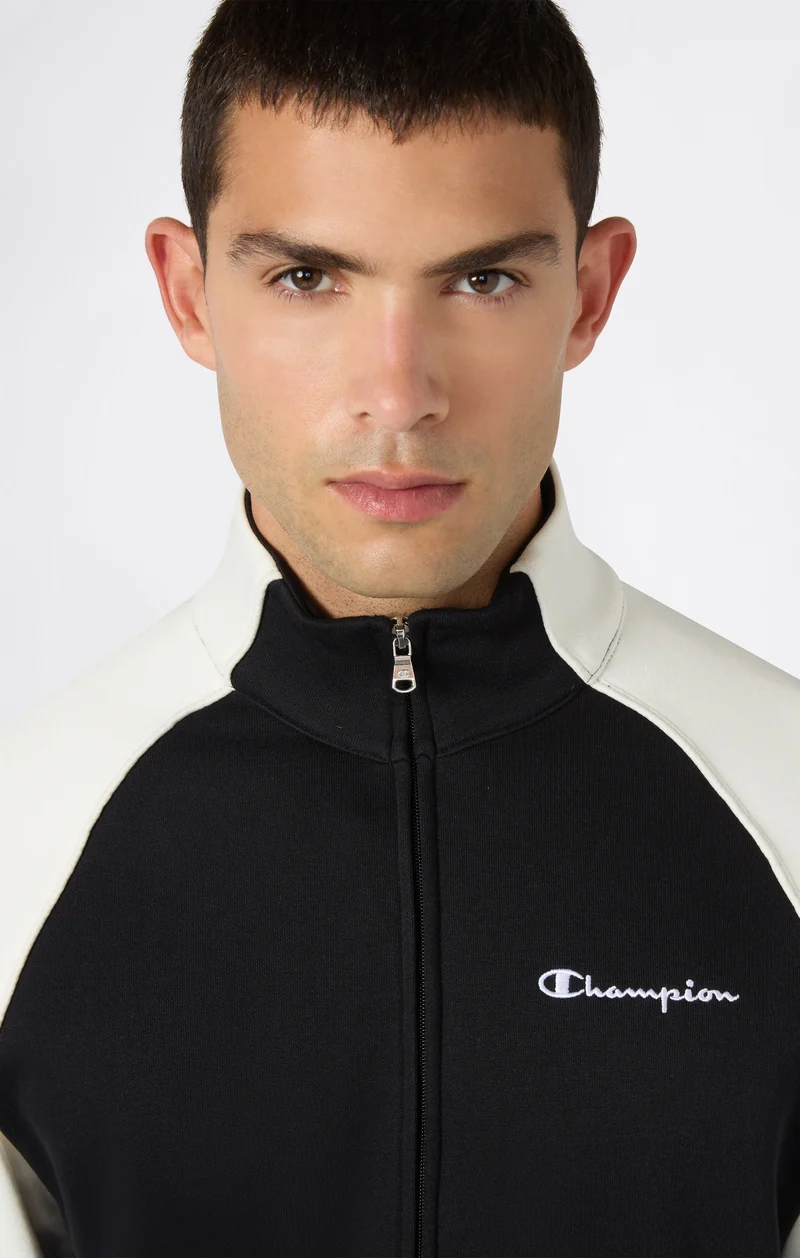 Men's Colour Block Tracksuit with Brushed Inside