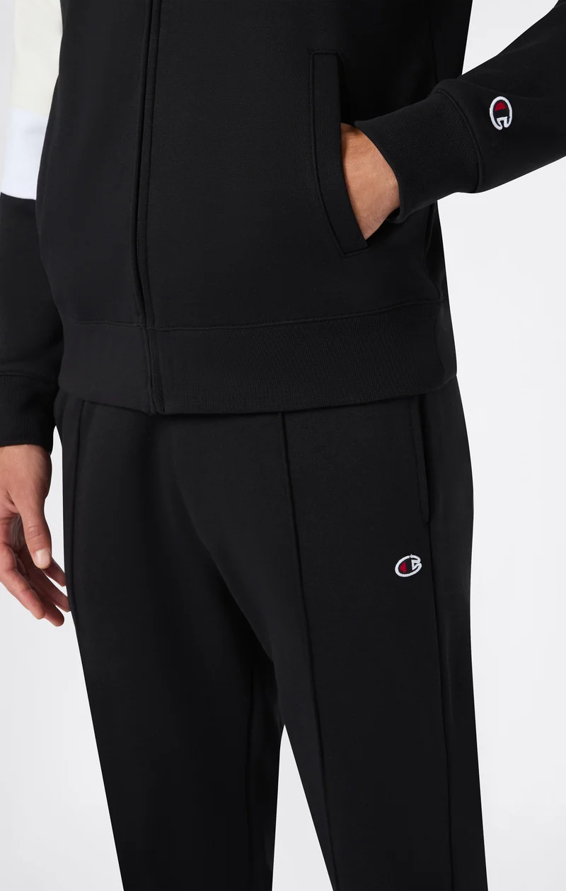 Men's Colour Block Tracksuit with Brushed Inside