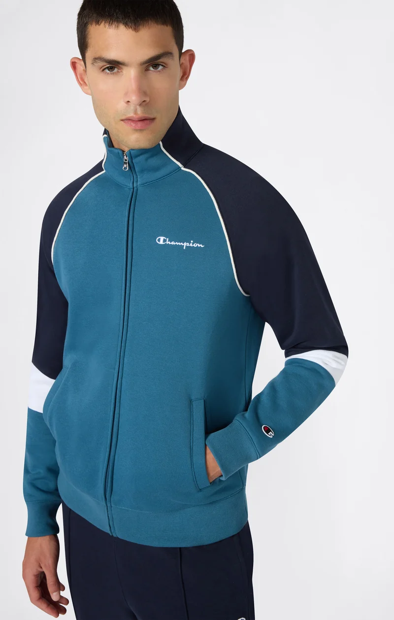 Men's Colour Block Tracksuit with Brushed Inside