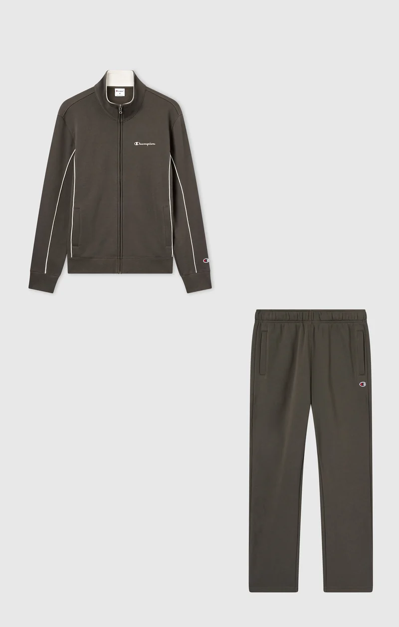 Men’s Fleece Full Zip Sweatsuit Small Script